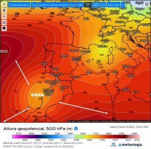 ¿Afectará la dana de Marruecos a la provincia de Málaga en el Puente?