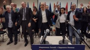 Dušan Teodorović govorio na skupu Evropske Srbije u Kragujevcu, Đilas obećao raspuštanje BIA na prvoj sednici vlade (FOTO)
