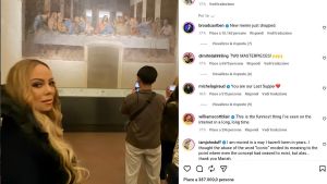 Mariah Carey a sorpresa a Milano: lo scatto davanti all’Ultima Cena di Leonardo conquista i social
