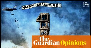 Ben Jennings on the Gaza ‘ceasefire’ – cartoon