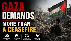 Gaza demands more than a ceasefire