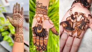 Must-try trending front-hand mehendi design ideas to slay your Navratri festive look