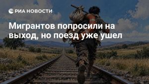 Мигрантов попросили на выход, но поезд уже ушел