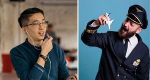 American Airlines pilot has profound reaction when a stranger hands him a hyperrealistic paper model of his plane