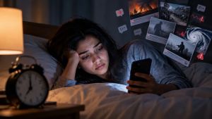 Doomscrolling before bed? A psychiatrist explains how it may affect your sleep and anxiety