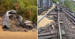 VIDEO Teška željeznička nesreća kod Rijeke: Teretnom vlaku otkazale kočnice, 11 vagona završilo u provaliji