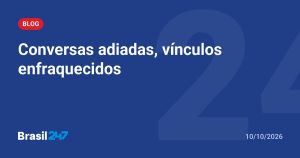 Conversas adiadas, vínculos enfraquecidos