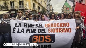 Greta Thunberg a Napoli, l'attivista alla testa del corteo pro Gaza