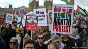 Duizenden deelnemers aan pro-Palestijnse protesten in Europa