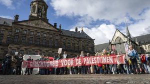 Demonstranten terug op de Dam, einde pro-Palestijnse demonstratie