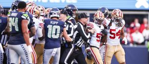 NFL Star Ejected After Headbutting Helmetless Opponent In Rivalry Game