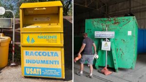 Via i contenitori gialli da tutto il Mandamento: gli abiti usati al Lisert