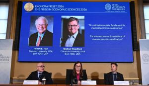 Le Nobel d’économie 2026 décerné à deux Américains pour leurs modèles permettant de stabiliser l’économie sans remettre en cause le capitalisme