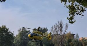Road closed as air ambulance lands at crash near A10