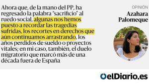 Ya nos sacrificaron una vez