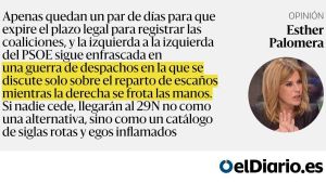 Mucho frente y poco amplio