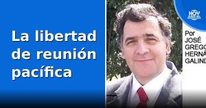 La libertad de reunión pacífica