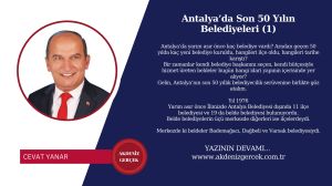 Antalya’da Son 50 Yılın Belediyeleri (1)
