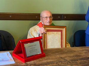 Il partigiano Lorenzo Savio presidente onorario dell’Anpi di Cuorgnè