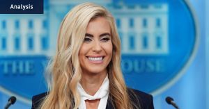 ‘My president ... excuse me, my husband’: Trump’s new spinner gets off to a rocky start