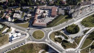 El caos del tráfico en Pamplona