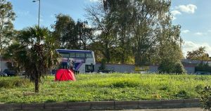 It's back... 'St Stephens shanty town' returns just a week after it was removed