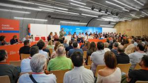 Adriana Lastra, ya como candidata al Congreso: 