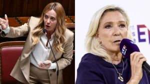 Giorgia Meloni e Marine Le Pen non sono mai state così distanti