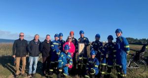 Coastguard rescue team awarded town's highest honour after 100 call-outs