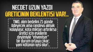 Necdet Uzun yazdı: Üreticinin beklentisi var!..