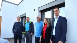 Der Umbau des ehemaligen Krankenhauses in Wehr schreitet voran und kann das Zeitziel einhalten