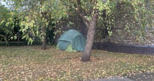 Homeless tent disappears from beauty spot