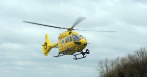 Man arrested after air ambulance called to serious crash in village