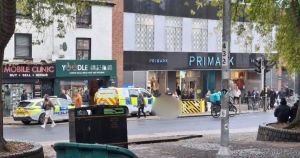 Person hit by moped outside Primark in city centre
