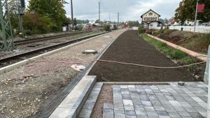 Altgemeinderat Martin Rufle erreicht, dass der Bahnsteig in Murg durchgehend barrierefrei wird