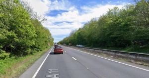 A11 closed in both directions after crash