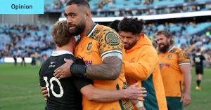 At Olympic Stadium, Wallabies needed spirit of Cathy Freeman. They got Eric the Eel
