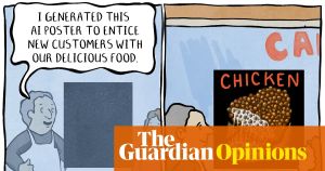 Madeline Horwath on AI food advertising – cartoon