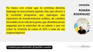 Unidad para defender al pueblo canario