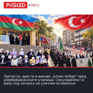 Протести, арести и викове „Аллах Акбар“ пред азербайджанските училища: Секуларизмът в Баку под натиска на уличния ислямизъм