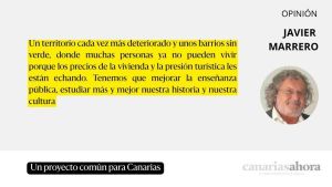 Un proyecto común para Canarias