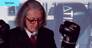 Why the woman who won the Nobel Prize for Literature wears boxing gloves