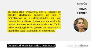 Comunidad, los cimientos de la democracia