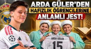 Arda Güler, Hafızlık Öğrencilerine Forma Gönderdi