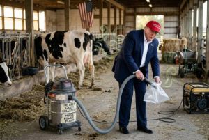 Flatulence in the Free Market: How Donald Trump Saved America from Cow Farts while Coal Burned Free!