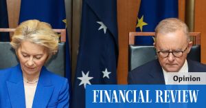 I’m a free trader, but the EU deal handcuffs us