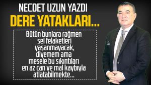 Necdet Uzun yazdı: Dere yatakları...