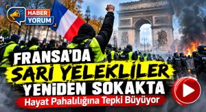 Fransa’da Sarı Yelekliler Yeniden Sokakta: Hayat Pahalılığına Tepki Büyüyor