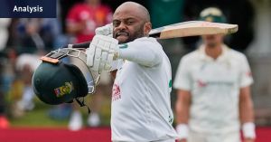 Bavuma outlasts Cummins with century that may turn the series