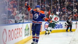 Oilers ride elite power play to win over tight-checking Wild